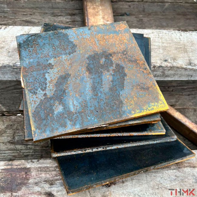 Пластина металлическая 8 мм 200х200 мм сталь 3