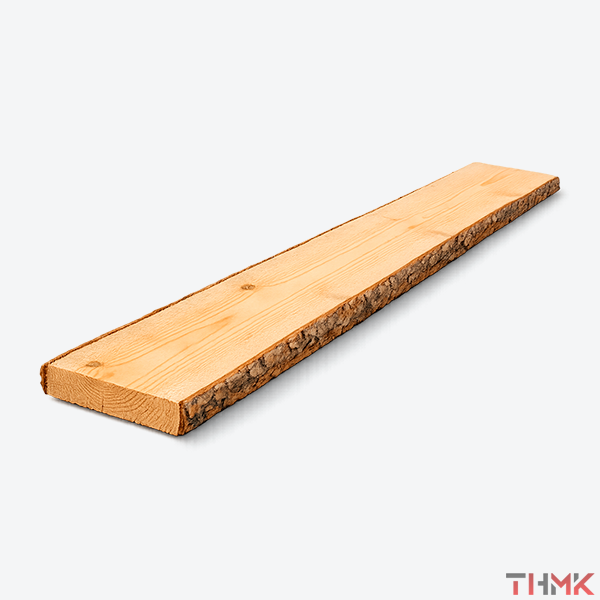 Доска необрезная 40х100 мм сосна сорт 2