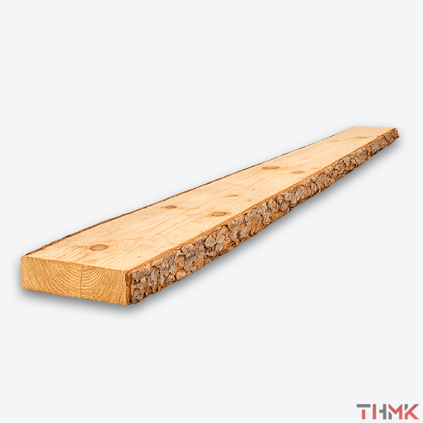 Доска необрезная 50х100 мм сосна сорт 2